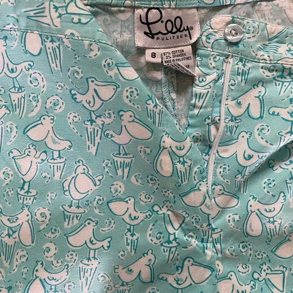 Lilly Pulitzer White Label Capris Old Salty - Picture 2 of 3